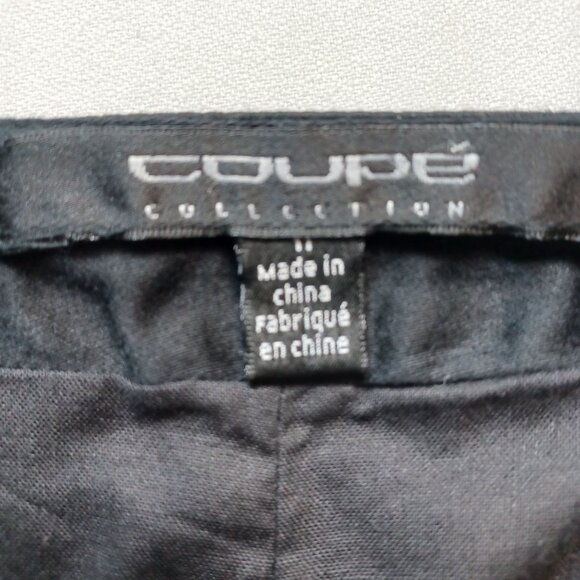 Black Embroidered A-Line Skirt With Floral Design - Coupe Collection - L - Picture 5 of 5